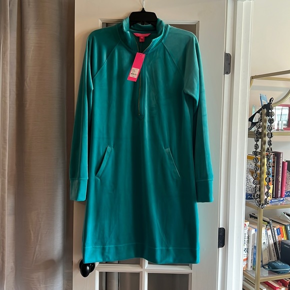 Lilly Pulitzer Dresses & Skirts - NWT Lilly Pulitzer Velour Skipper Dress